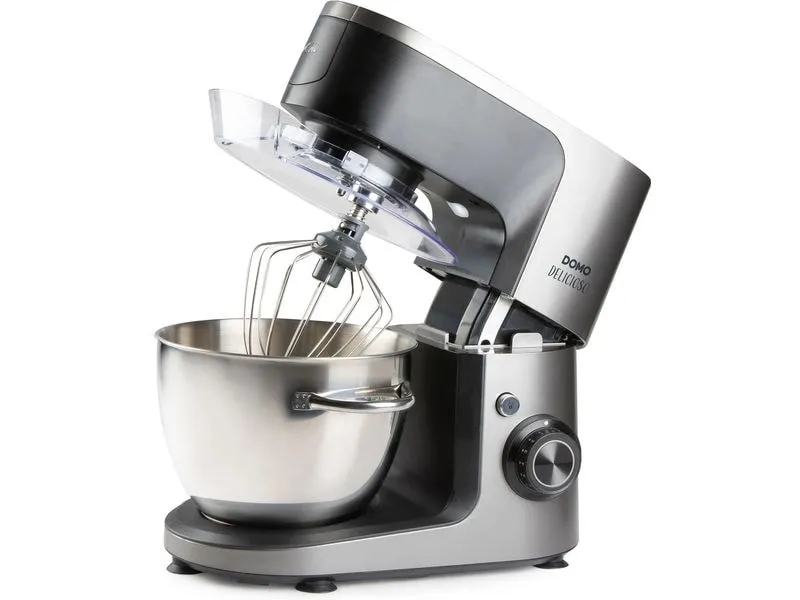 Domo Küchenmaschine Delicioso DO9293KR Grau Domo Küchenmaschine Delicioso DO9293KR Grau