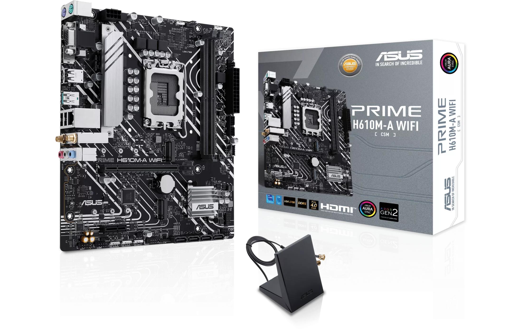 ASUS Mainboard PRIME H610M-A WIFI ASUS Mainboard PRIME H610M-A WIFI