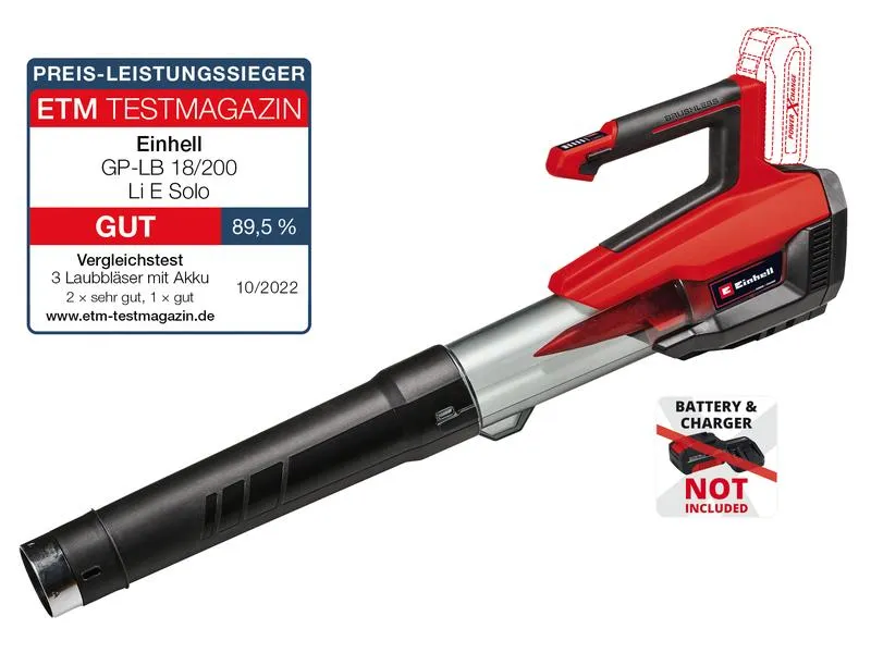 Einhell Professional Akku-Laubbläser GP-LB 18/200 Li E-Solo Einhell Professional Akku-Laubbläser GP-LB 18/200 Li E-Solo
