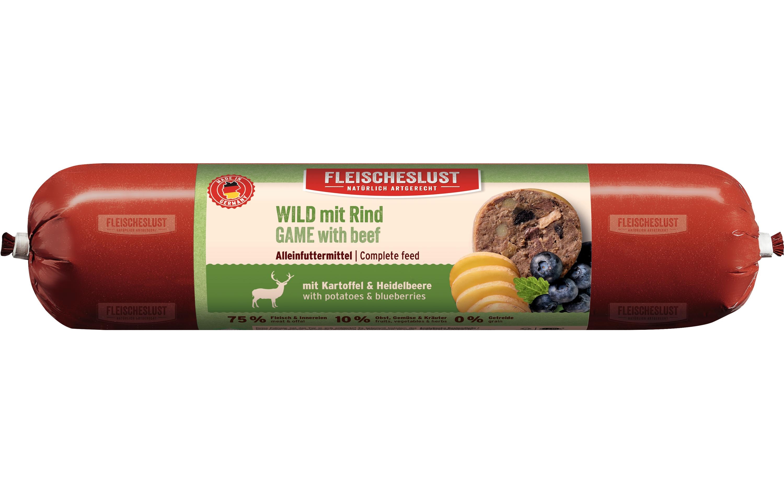 Fleischeslust Nassfutter Classic Wild, 400 g