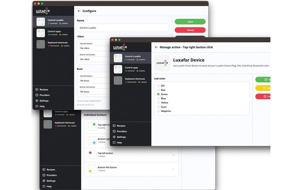 Luxafor Smart Button mit 1.5 m USB-C Kabel