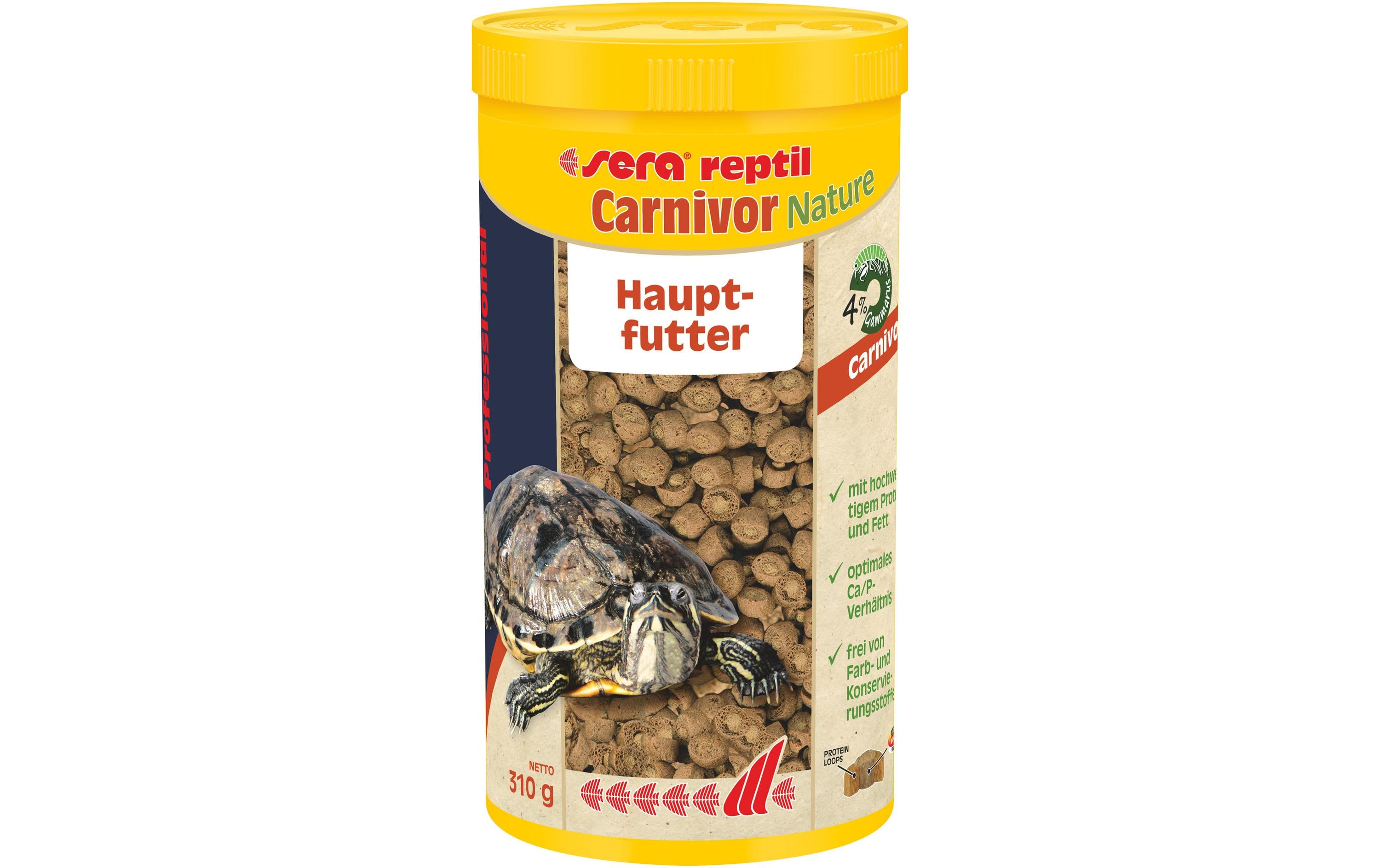 sera Hauptfutter reptil Prof. Carnivor Nature, 1000 ml, 310g
