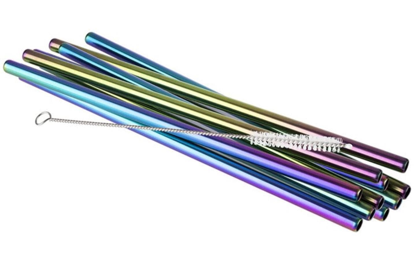 APS Strohhalm 11er-Set, 21.5 cm, Regenbogen