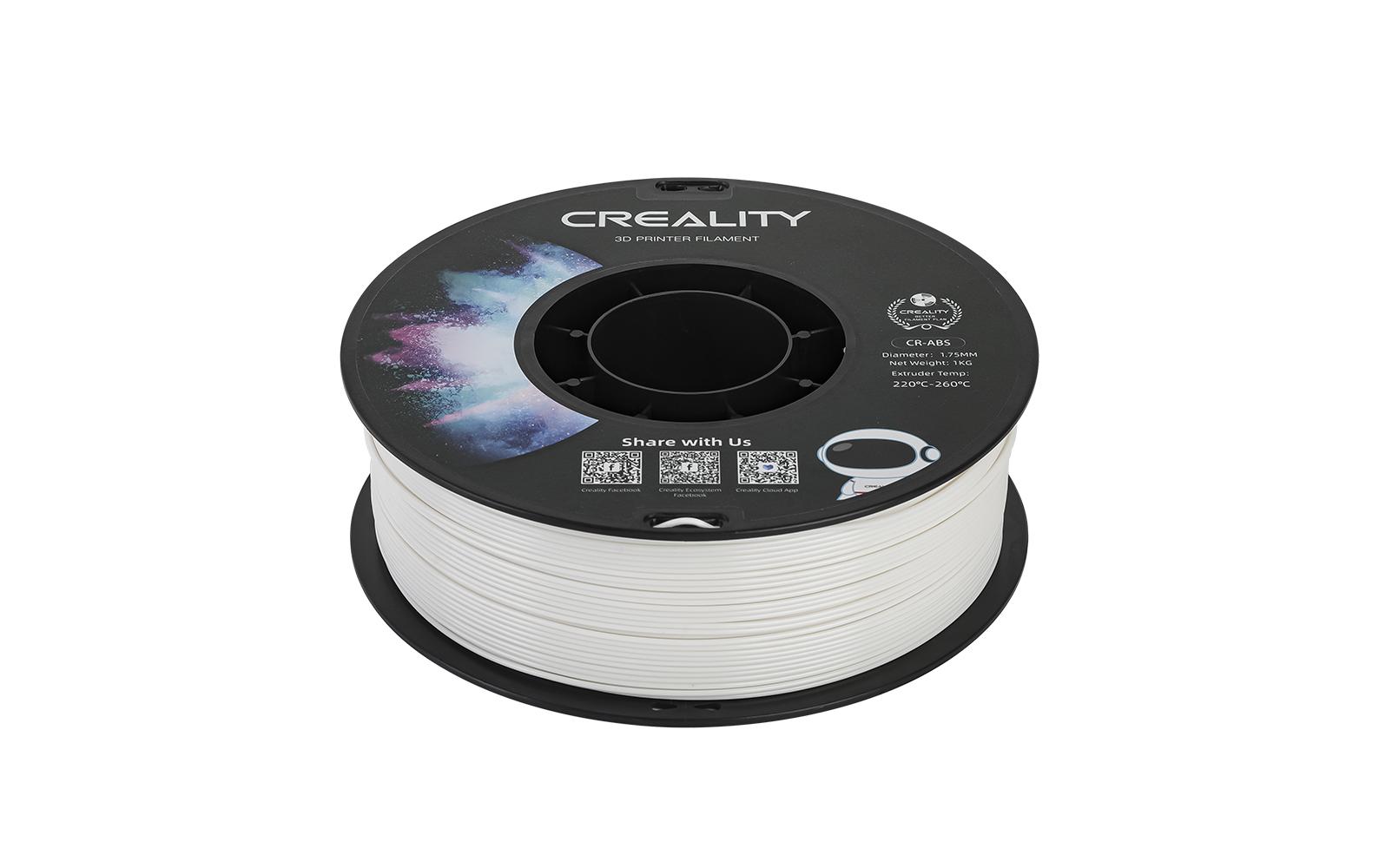 Creality Filament ABS, Weiss, 1.75 mm, 1 kg Creality Filament ABS, Weiss, 1.75 mm, 1 kg