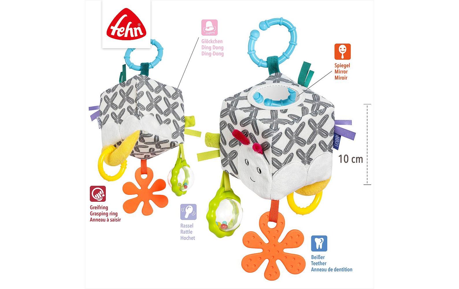 fehn Activity-Würfel Raupe Mehrfarbig