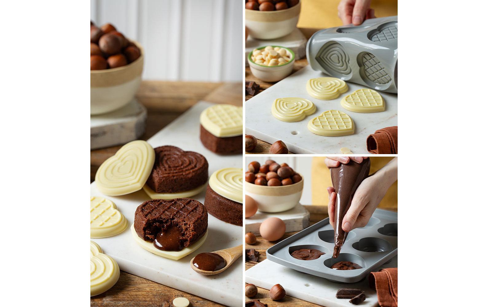 Decora Silikonform Flex Herzen, ø 6.8 x 2.3 cm Decora Silikonform Flex Herzen, ø 6.8 x 2.3 cm