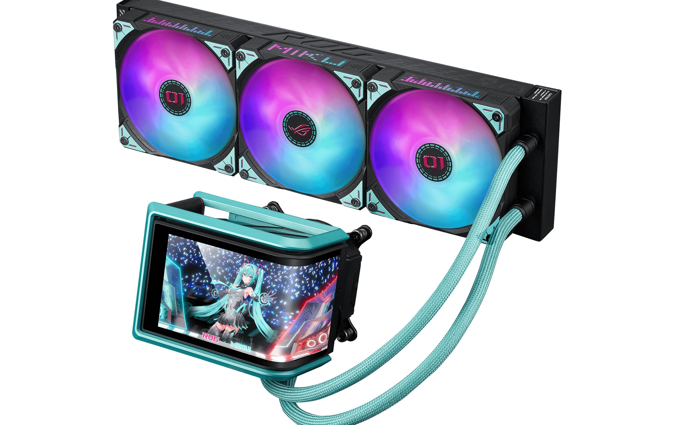 ASUS ROG Wasserkühlung ROG RYUO IV 360 ARGB Hatsune Miku Edition
