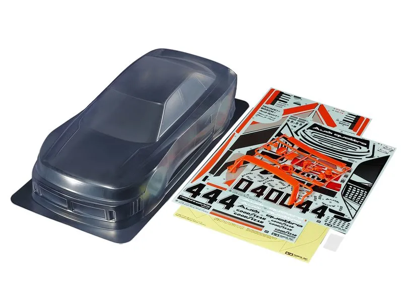 Tamiya Karosserie Audi 90 quattro Racing Body Parts Set 1:10 Tamiya Karosserie Audi 90 quattro Racing Body Parts Set 1:10