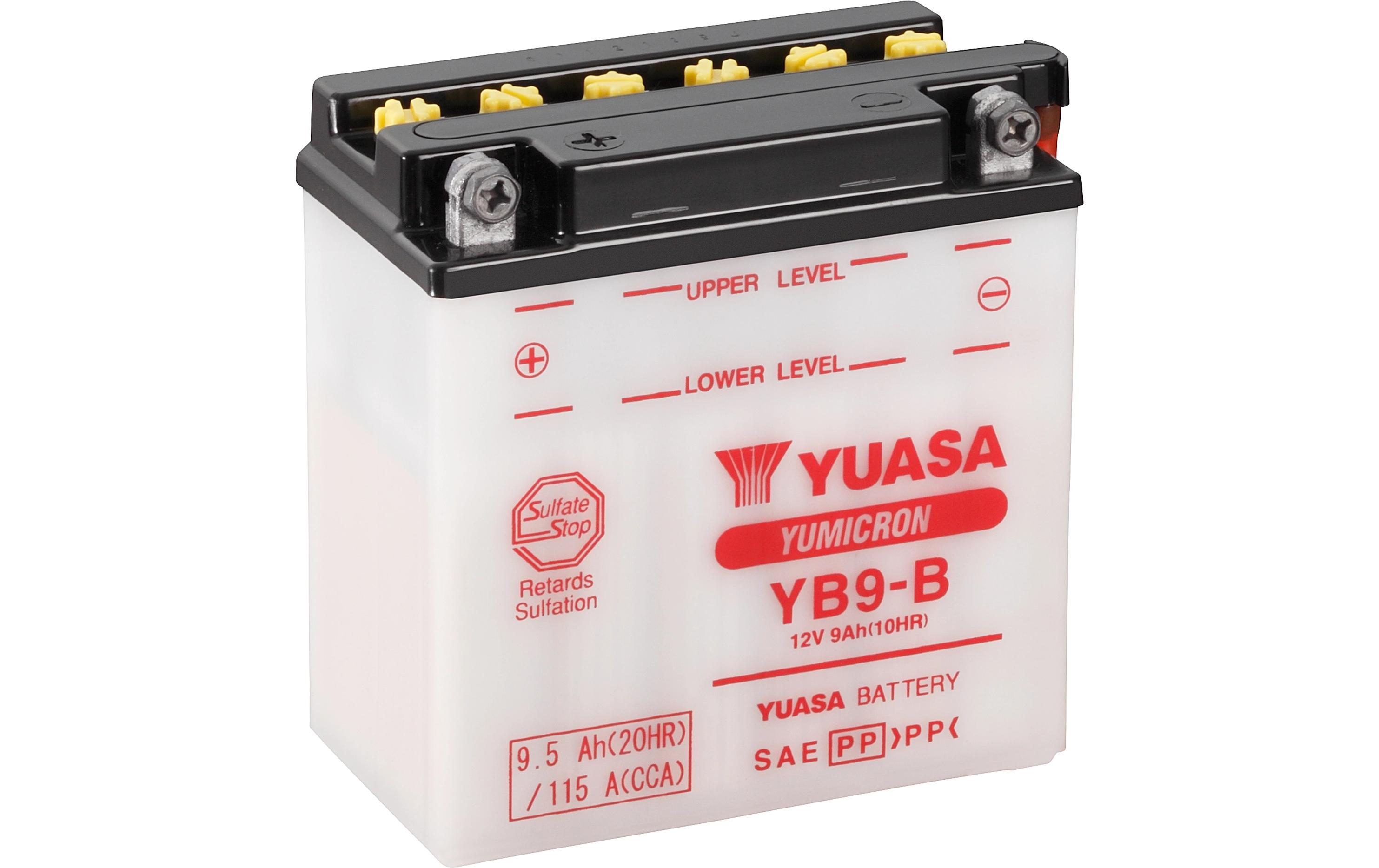 YUASA Motorradbatterie Yumicron 12V/9.5Ah/115A
