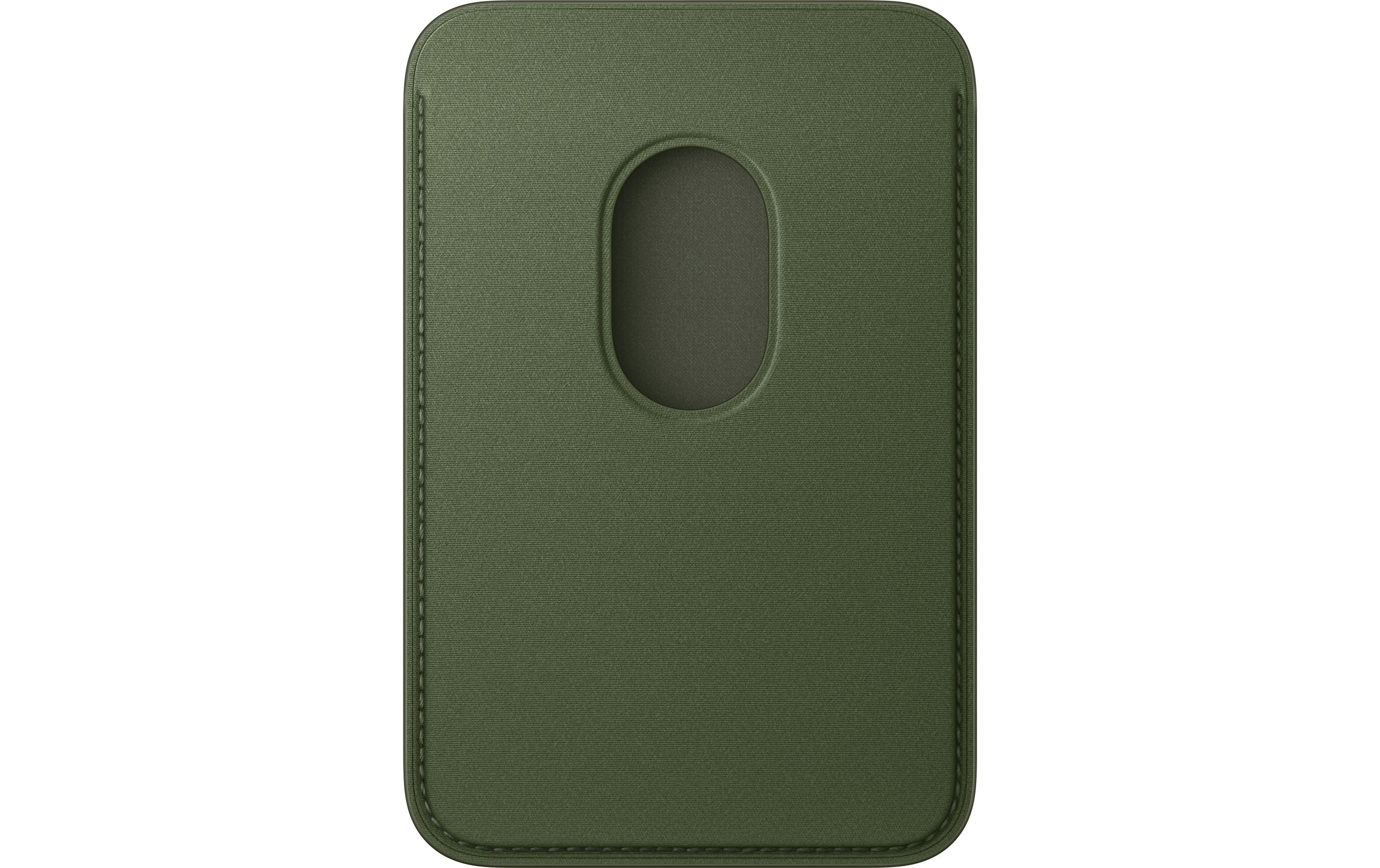 Apple iPhone Fine Woven Wallet mit MagSafe Moosgrün Apple iPhone Fine Woven Wallet mit MagSafe Moosgrün