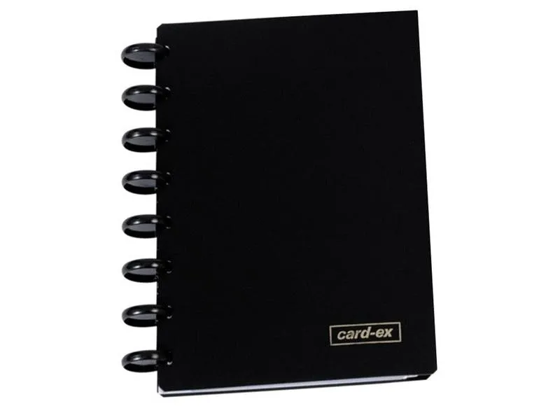 Adoc Ringbuch Card-Ex A5, Schwarz Adoc Ringbuch Card-Ex A5, Schwarz