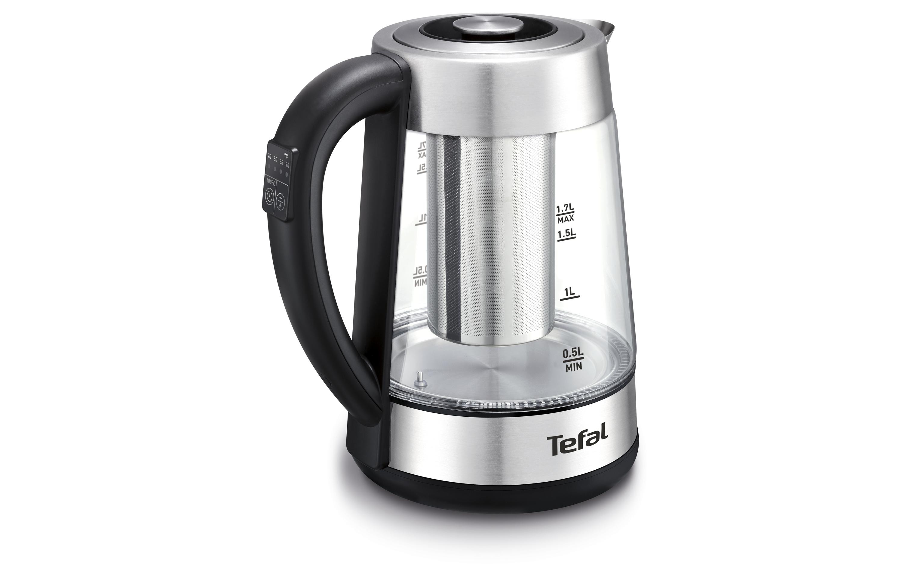 Tefal Wasserkocher BJ750D10 1.7 l, Schwarz/Silber