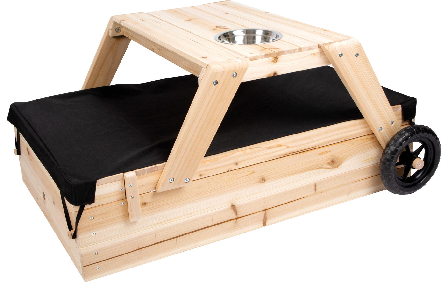 small foot Sandkasten mit Sitzgruppe und Matschtisch