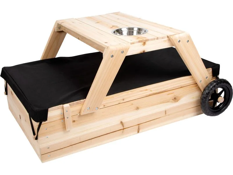 small foot Sandkasten mit Sitzgruppe und Matschtisch