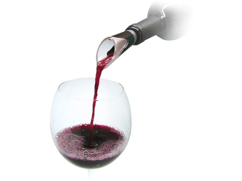 Vin Bouquet Weinausgiesser 9.5 cm, Transparent|Schwarz Vin Bouquet Weinausgiesser 9.5 cm, Transparent|Schwarz