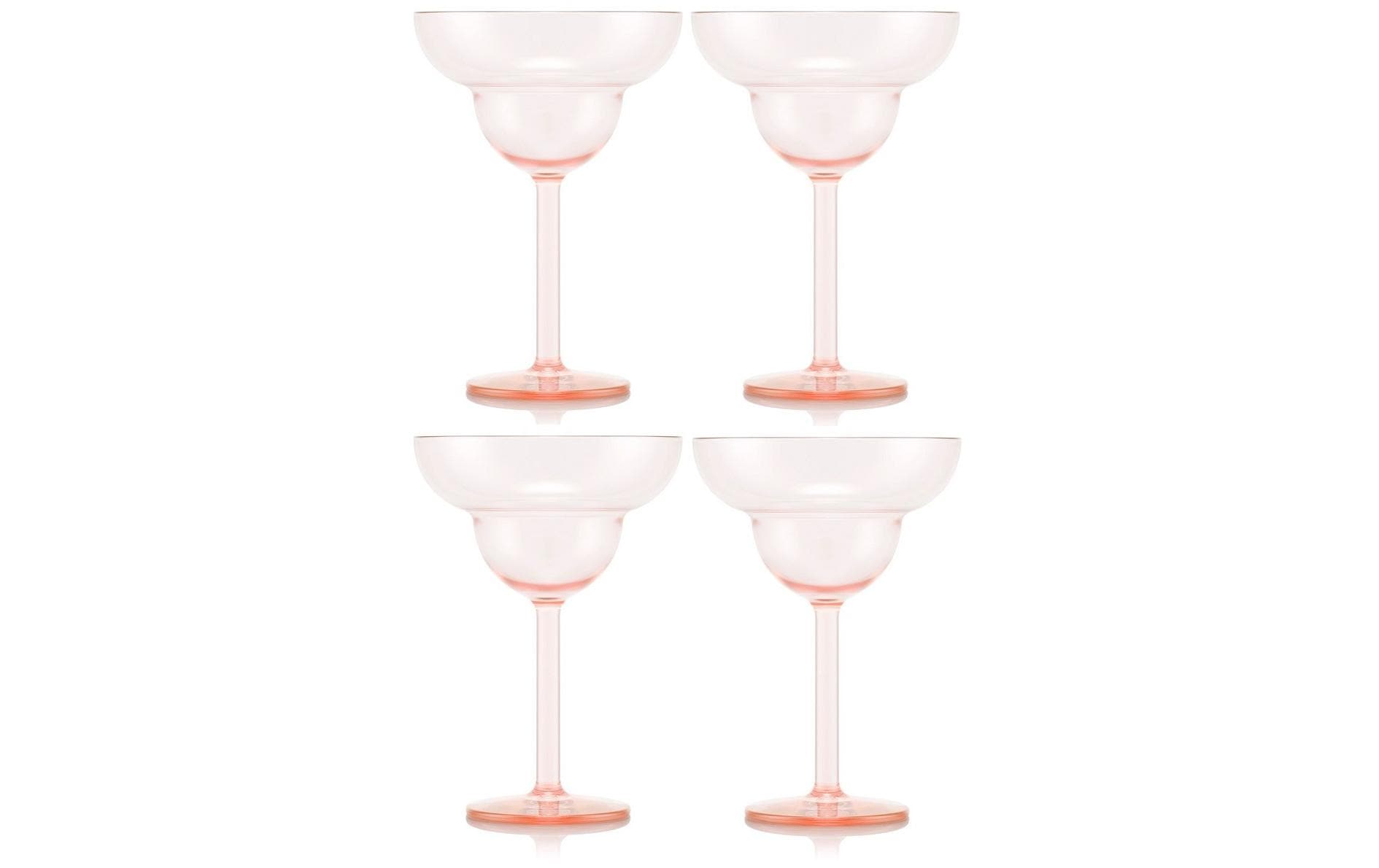 Bodum Outdoor-Martiniglas Oktett 250 ml, Rosa, 4 Stück