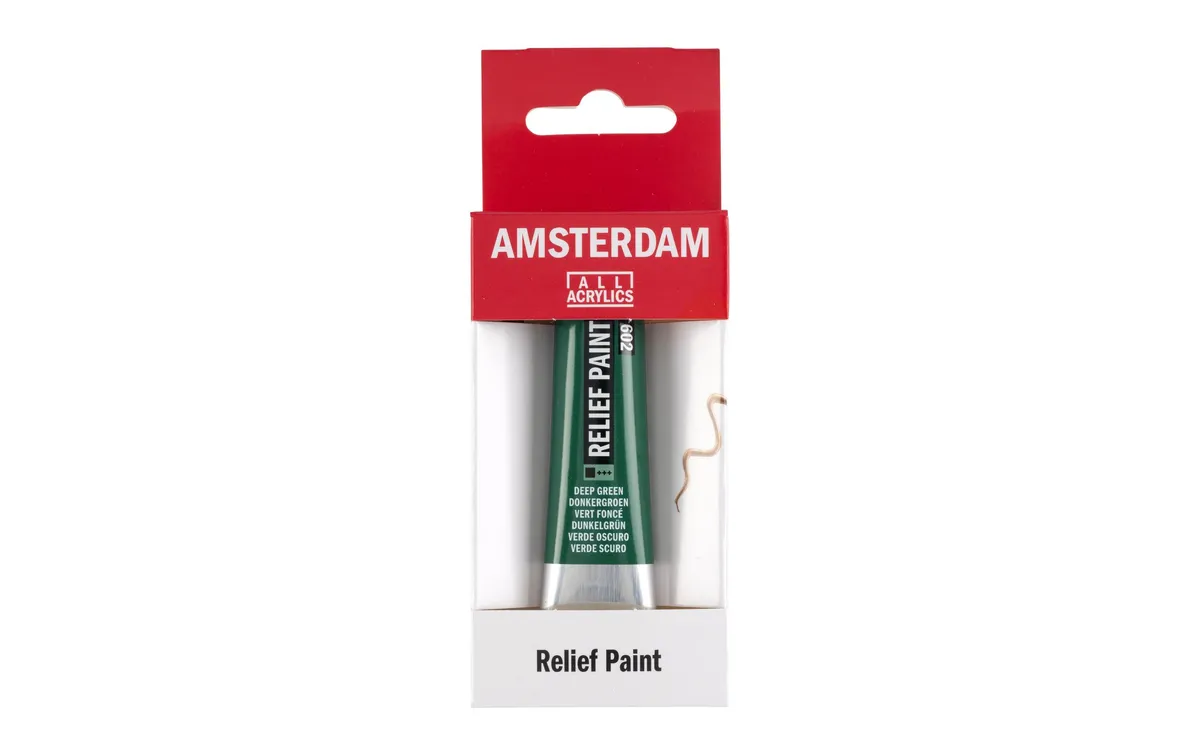 Amsterdam Acrylfarbe Reliefpaint 602 Tiefgrün deckend, 20 ml Amsterdam Acrylfarbe Reliefpaint 602 Tiefgrün deckend, 20 ml