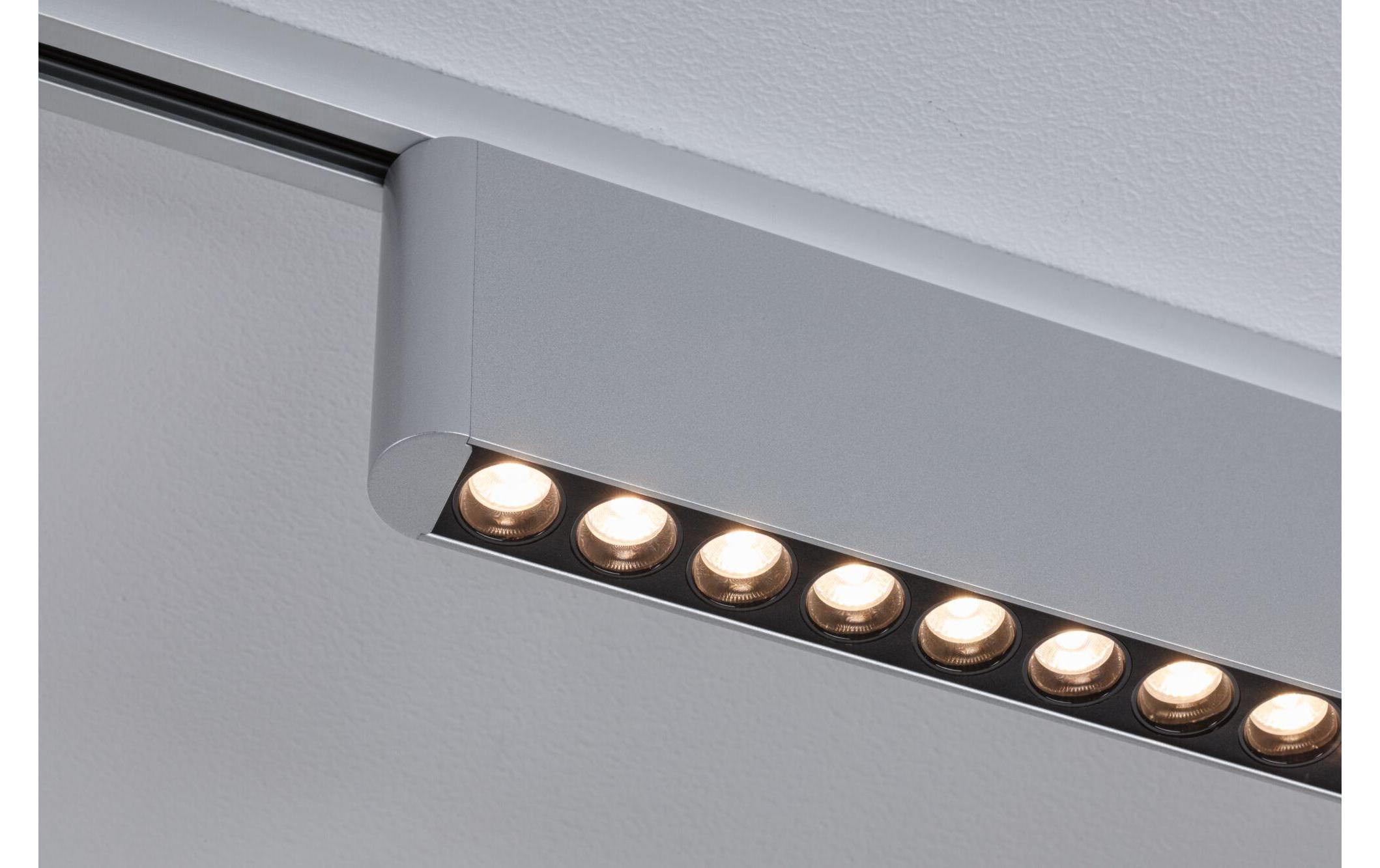 Paulmann URail LED Lightbar Zelos 10W, 3000K, chrom matt Paulmann URail LED Lightbar Zelos 10W, 3000K, chrom matt