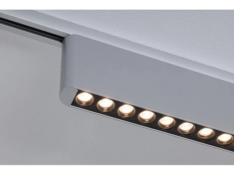 Paulmann URail LED Lightbar Zelos 10W, 3000K, chrom matt Paulmann URail LED Lightbar Zelos 10W, 3000K, chrom matt