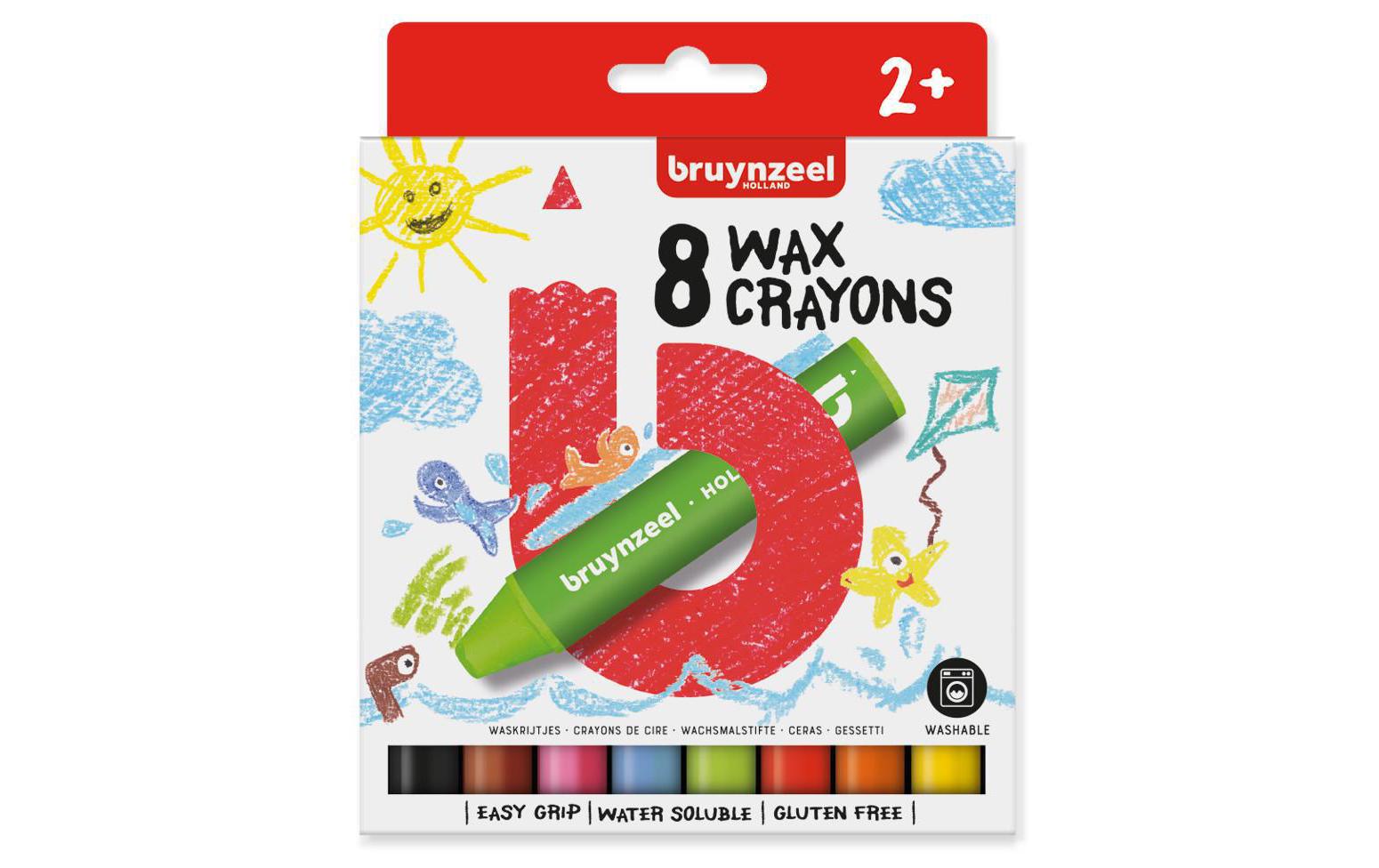 Bruynzeel Wachsmalstifte 8er-Set, Mehrfarbig Bruynzeel Wachsmalstifte 8er-Set, Mehrfarbig