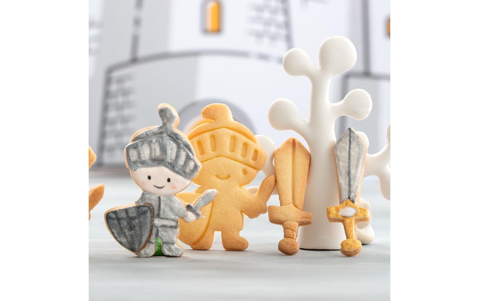 Decora Guetzli-Ausstecher-Set 2 Stück, Ritter