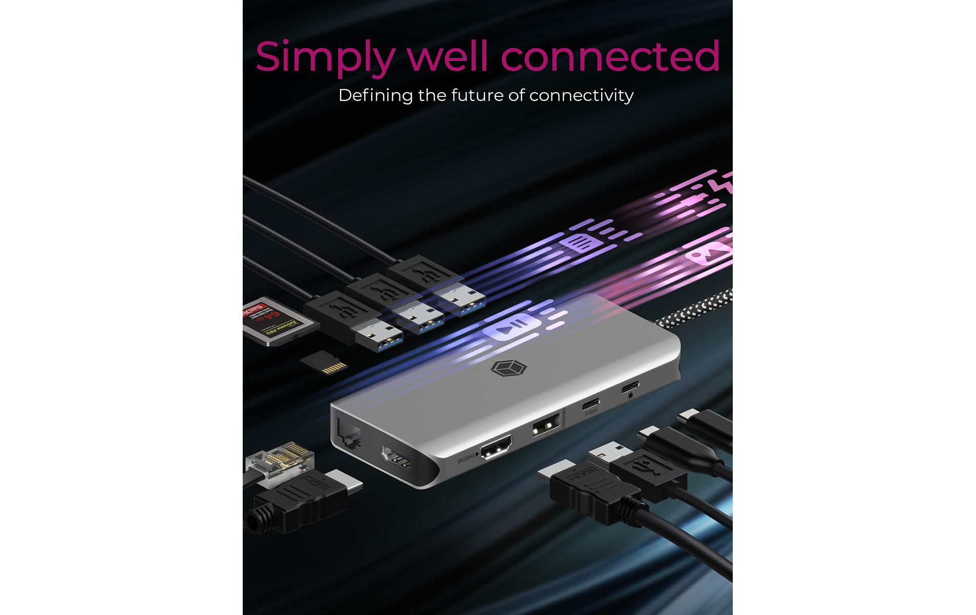 ICY BOX Dockingstation 12-in-1 USB Type-C IB-DK4061-CPD