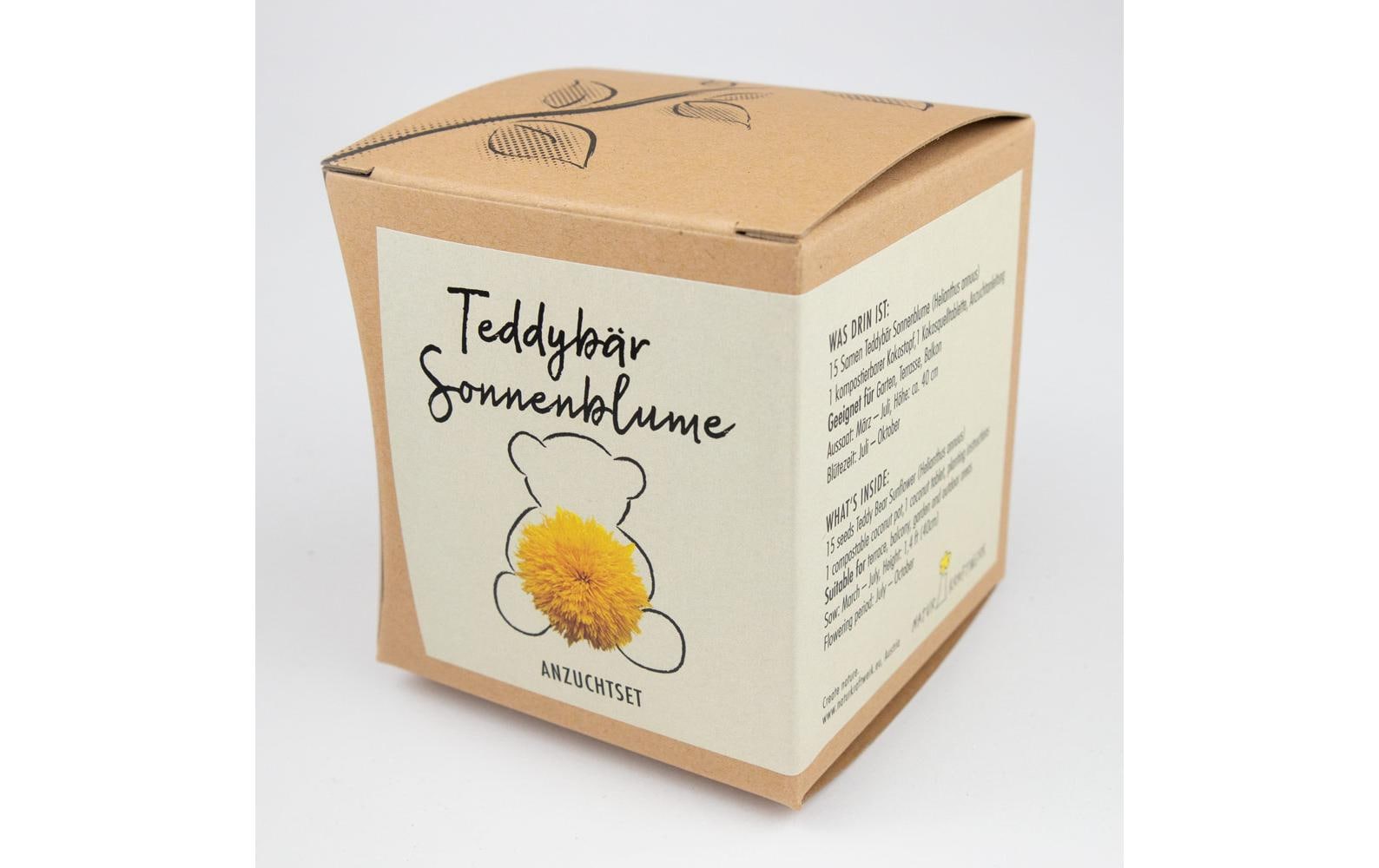 Naturkraftwerk Anzuchtset Teddybär Sonnenblume