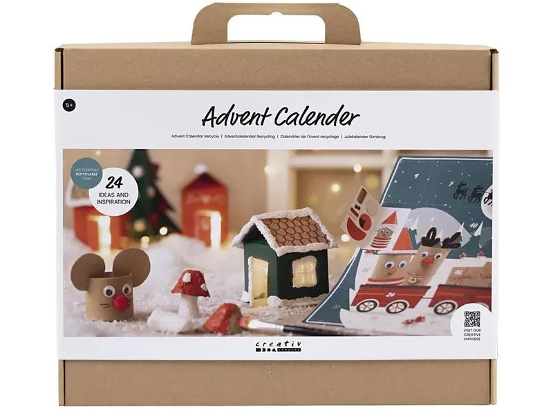 Creativ Company Adventskalender Bastelprojekte Recycling