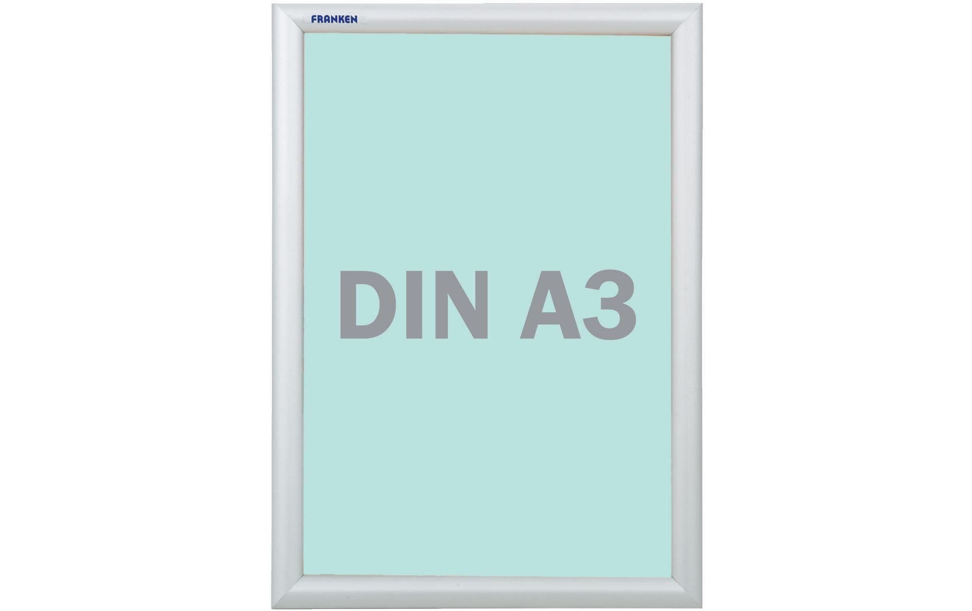 Franken Präsentationsrahmen Security Feuerfest 25 mm, A3 Silber Franken Präsentationsrahmen Security Feuerfest 25 mm, A3 Silber