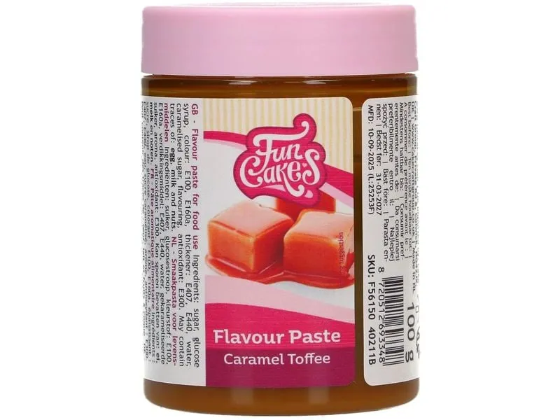 Funcakes Geschmackspaste Caramel 100 g Funcakes Geschmackspaste Caramel 100 g