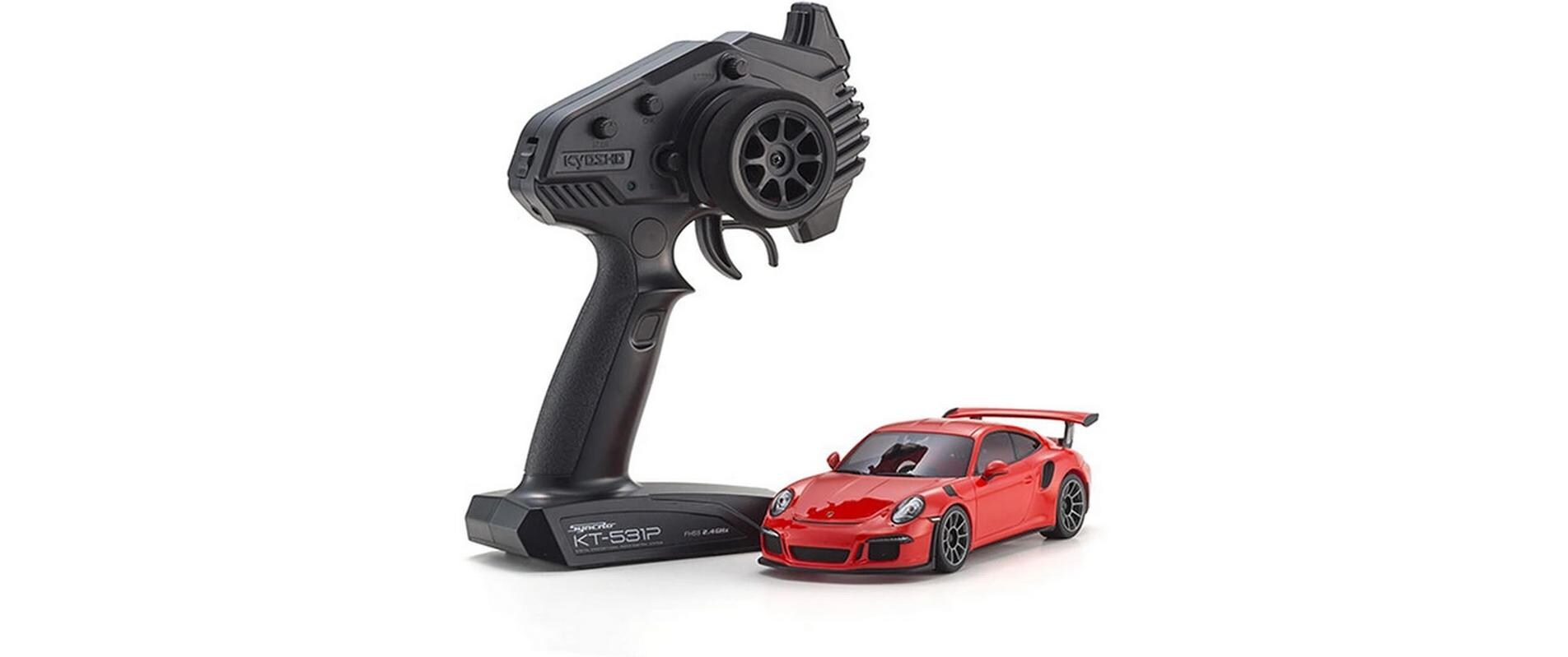 Kyosho Mini-Z Porsche 911 GT3 RS, Orange 1:27 Readyset Kyosho Mini-Z Porsche 911 GT3 RS, Orange 1:27 Readyset