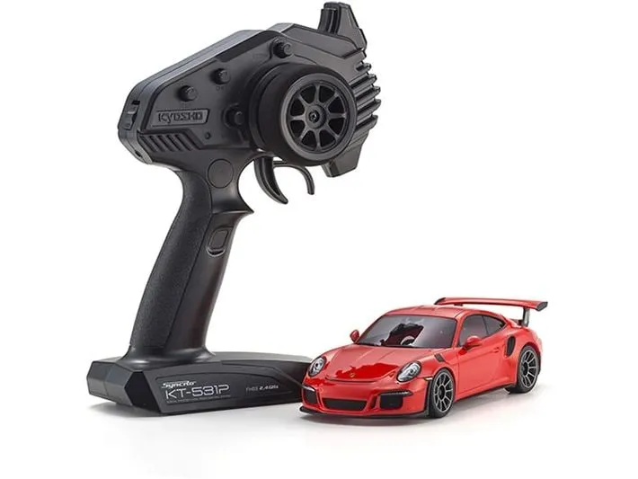 Kyosho Mini-Z Porsche 911 GT3 RS, Orange 1:27 Readyset