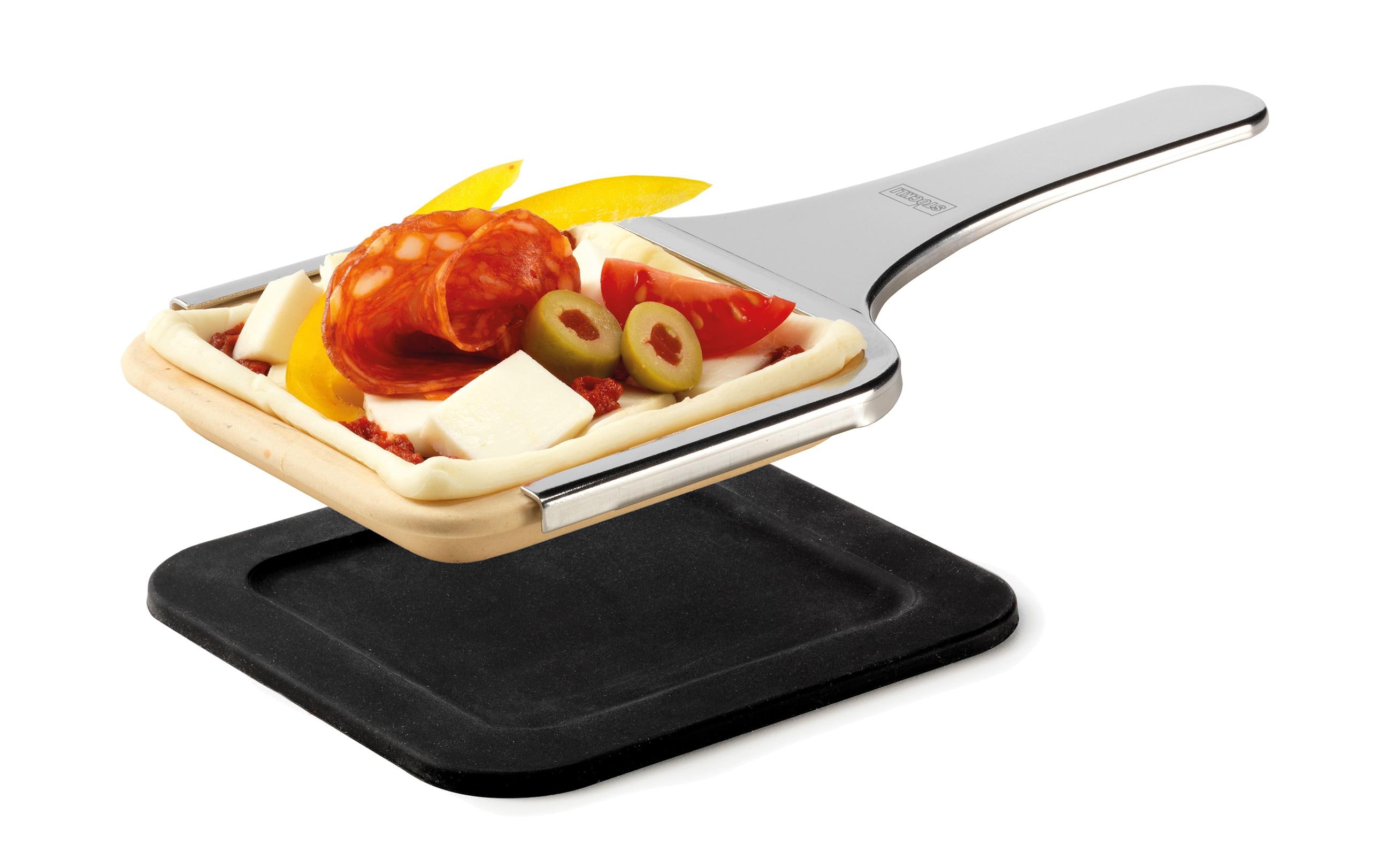 Stöckli Ton-Pfännchen mit Halter, 4 Stück