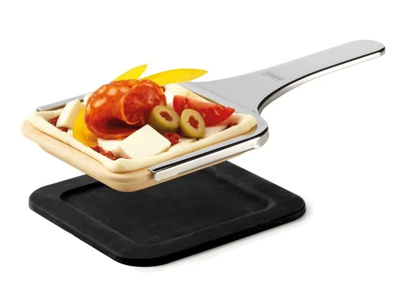 Stöckli Ton-Pfännchen mit Halter, 4 Stück