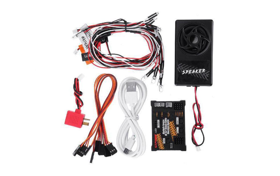 G.T. Power Bluetooth Version RC Car Sounds & Lights Simulated System G.T. Power Bluetooth Version RC Car Sounds & Lights Simulated System
