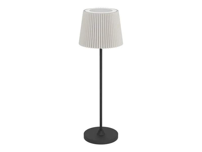 EGLO Leuchten Tischleuchte Leonero Akku H:370 LED-CCT Touch Schwarz