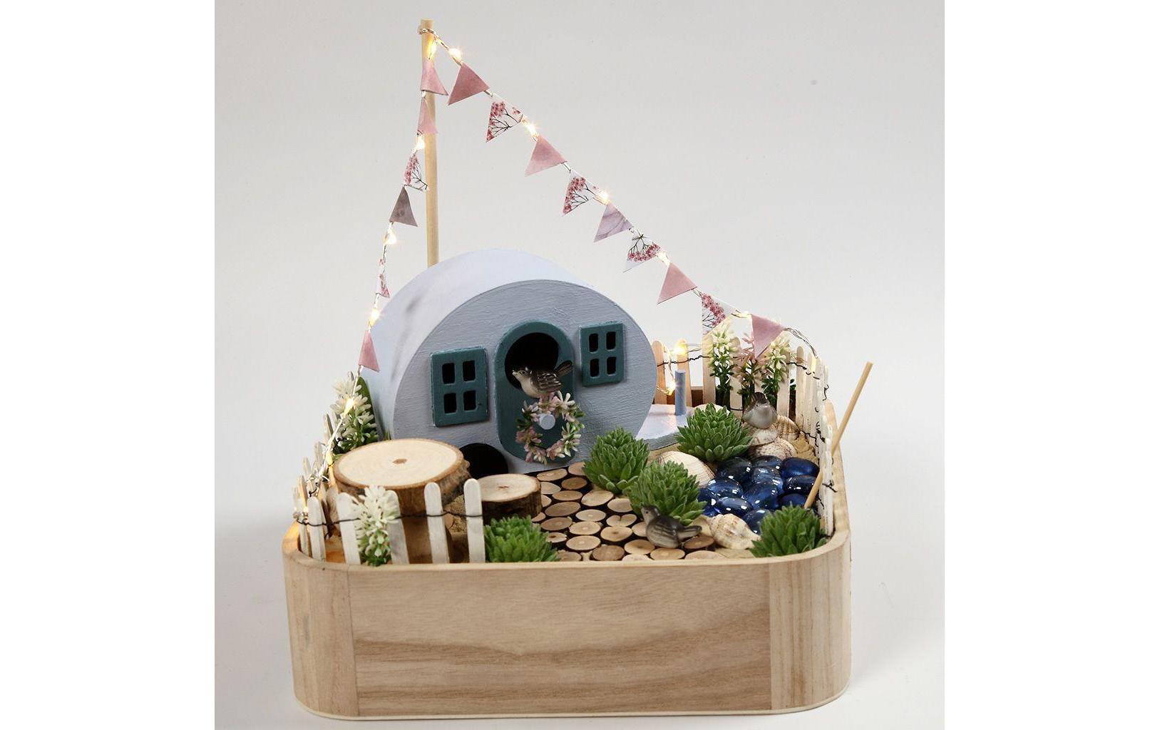 Creativ Company Mini-Fahrzeug Camper 18 x 8 x 11 cm