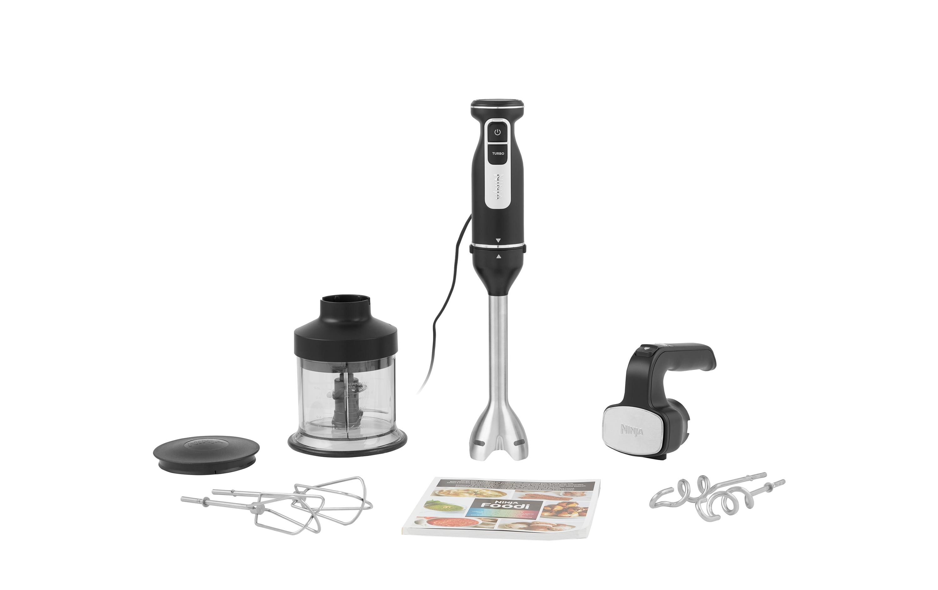 Ninja 3-in-1-Hand- und Stabmixer-Set Schwarz