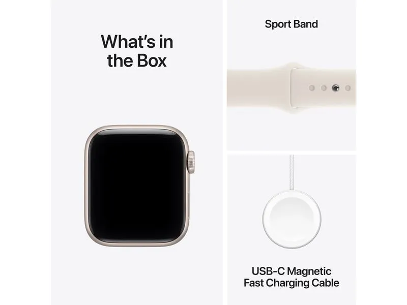 Apple Watch SE 3 40 mm GPS Sport Band Starlight M/L Apple Watch SE 3 40 mm GPS Sport Band Starlight M/L