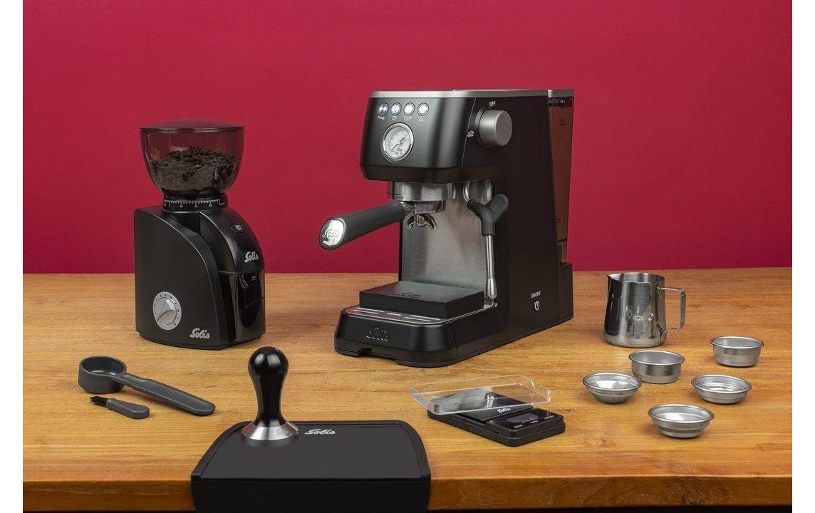 Solis Siebträgermaschine Barista Perfetta Plus Schwarz