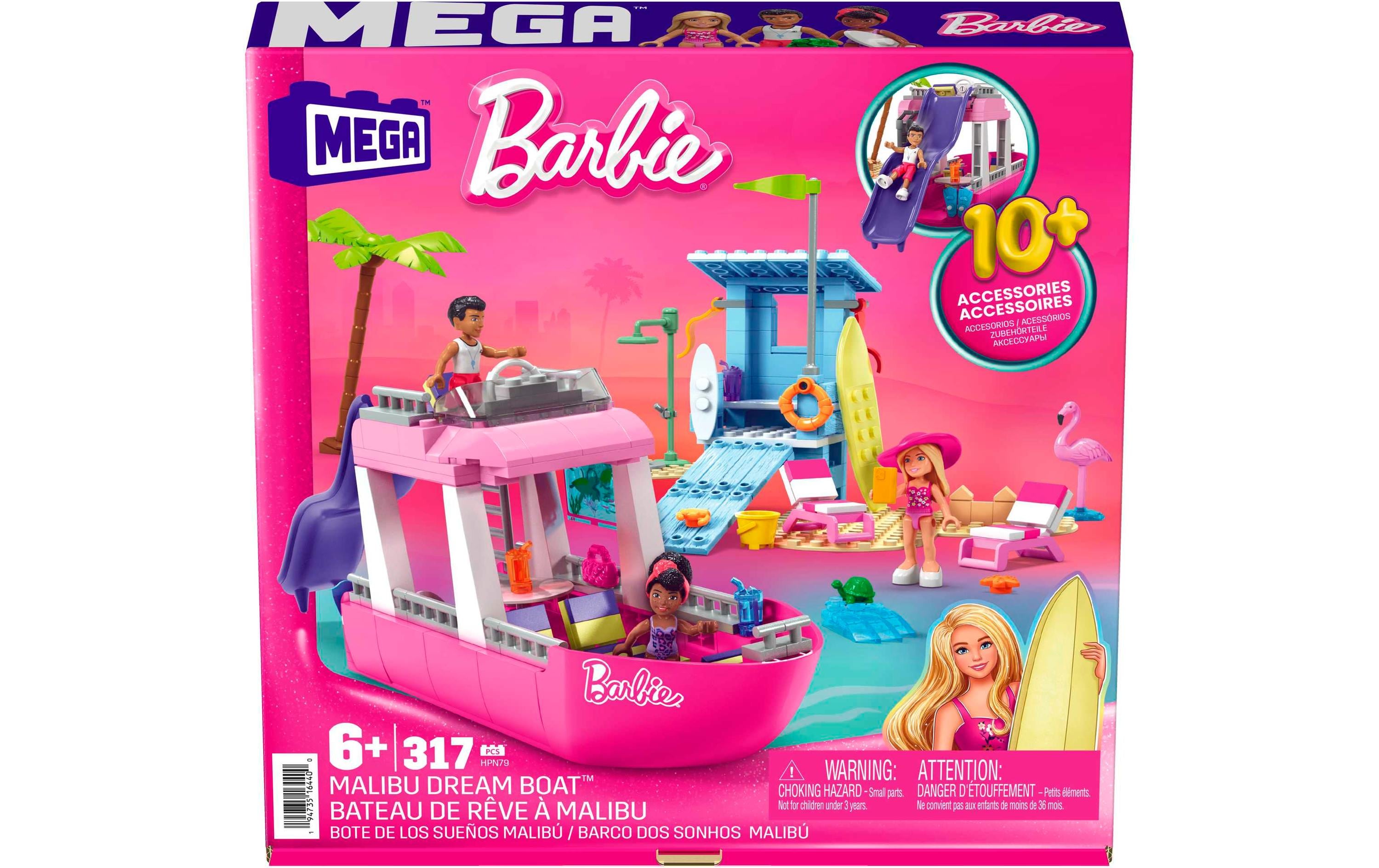 Mega Construx Barbie Traum-Boot