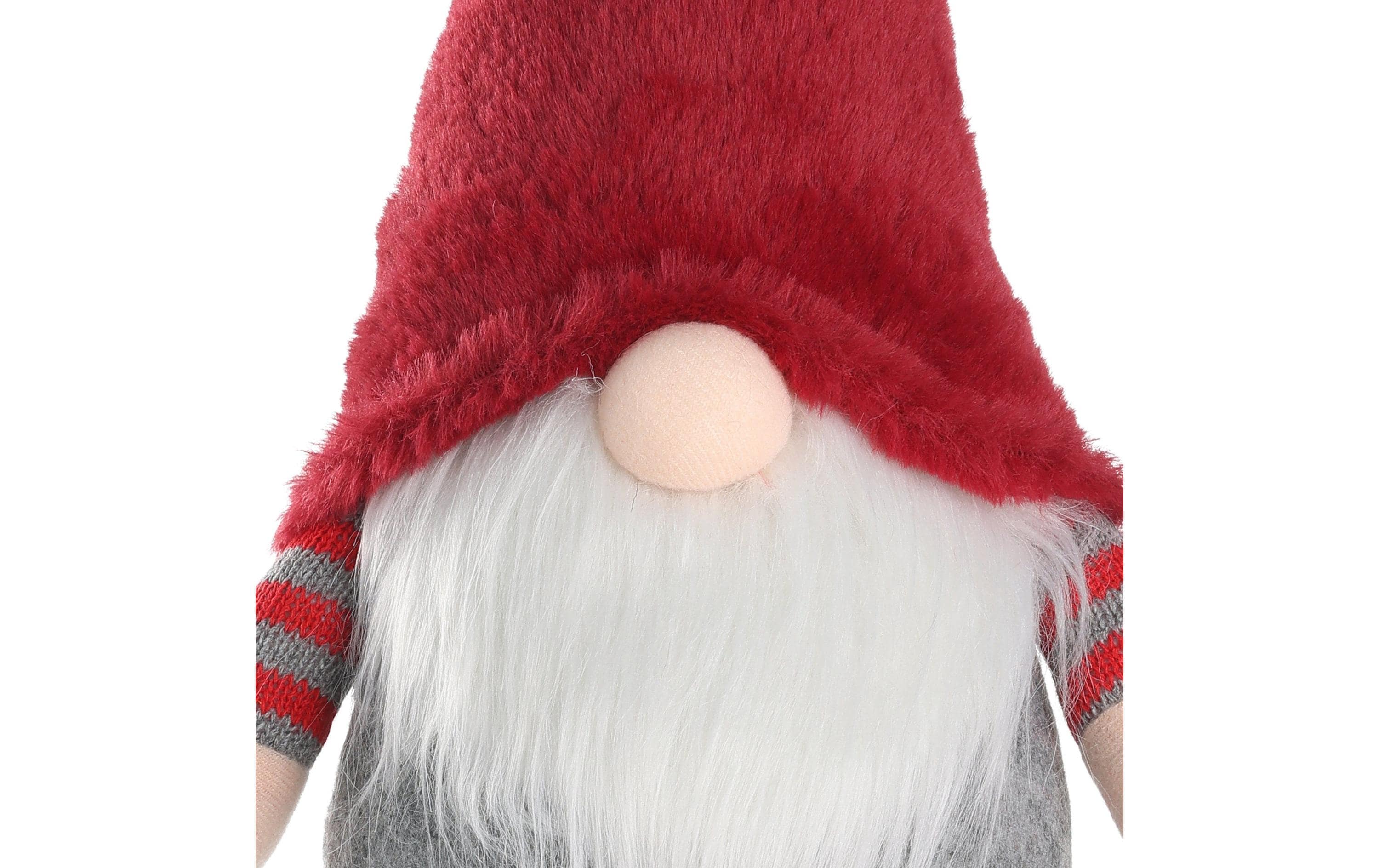 EGLO Weihnachtsfigur Ikara 65 cm, Grau/Rot