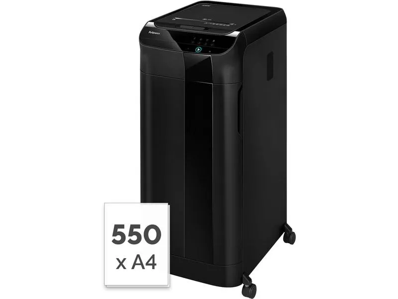 Fellowes Aktenvernichter AutoMax 550C P-4, 550 Seiten