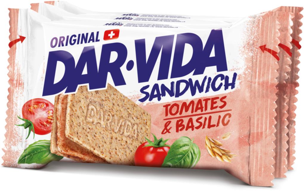DAR-VIDA Snack SandwichTomaten & Basilikum 195 g