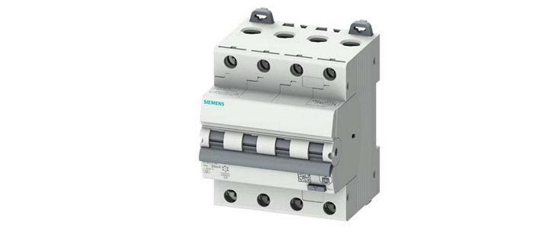 Siemens FI / LS 6 kA, 4P Typ A, 30 mA, C-Char, In: 20A Un: 400 V Siemens FI / LS 6 kA, 4P Typ A, 30 mA, C-Char, In: 20A Un: 400 V