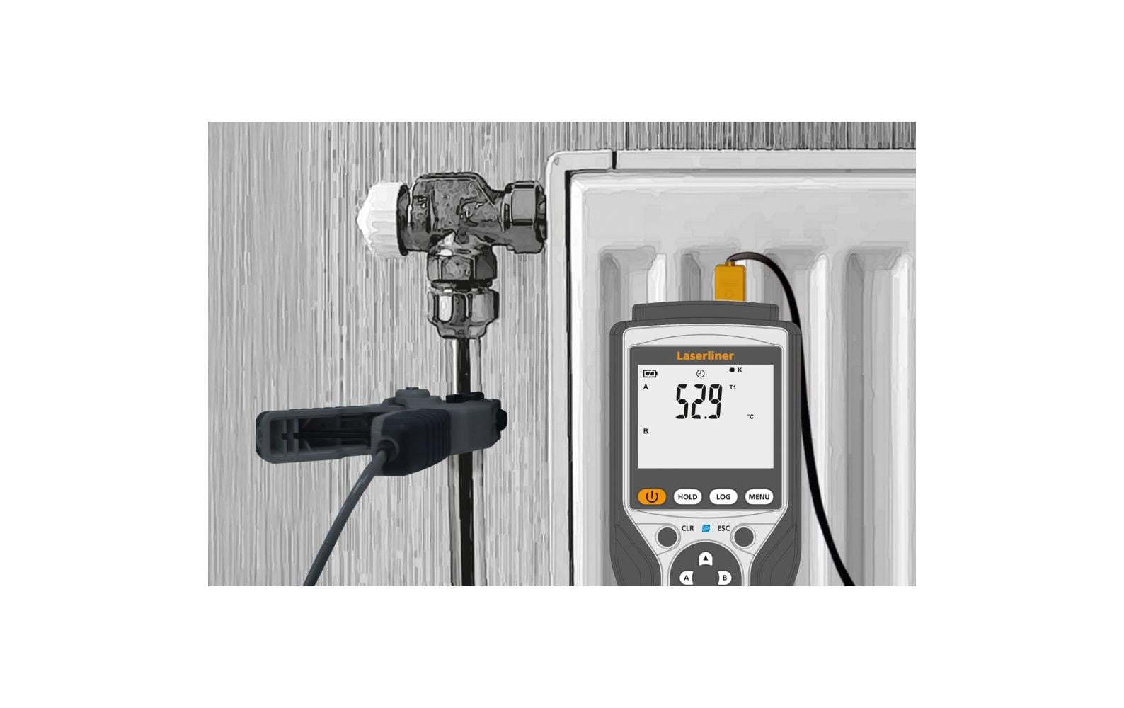 Laserliner Temperatur- und Feuchtigkeitsmessgerät ThermoMaster Plus Laserliner Temperatur- und Feuchtigkeitsmessgerät ThermoMaster Plus