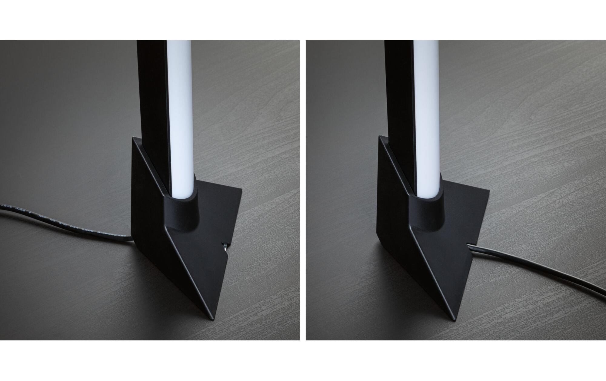 Paulmann EntertainLED Standfuss, 132 x 67 mm, Schwarz, 2 Stück