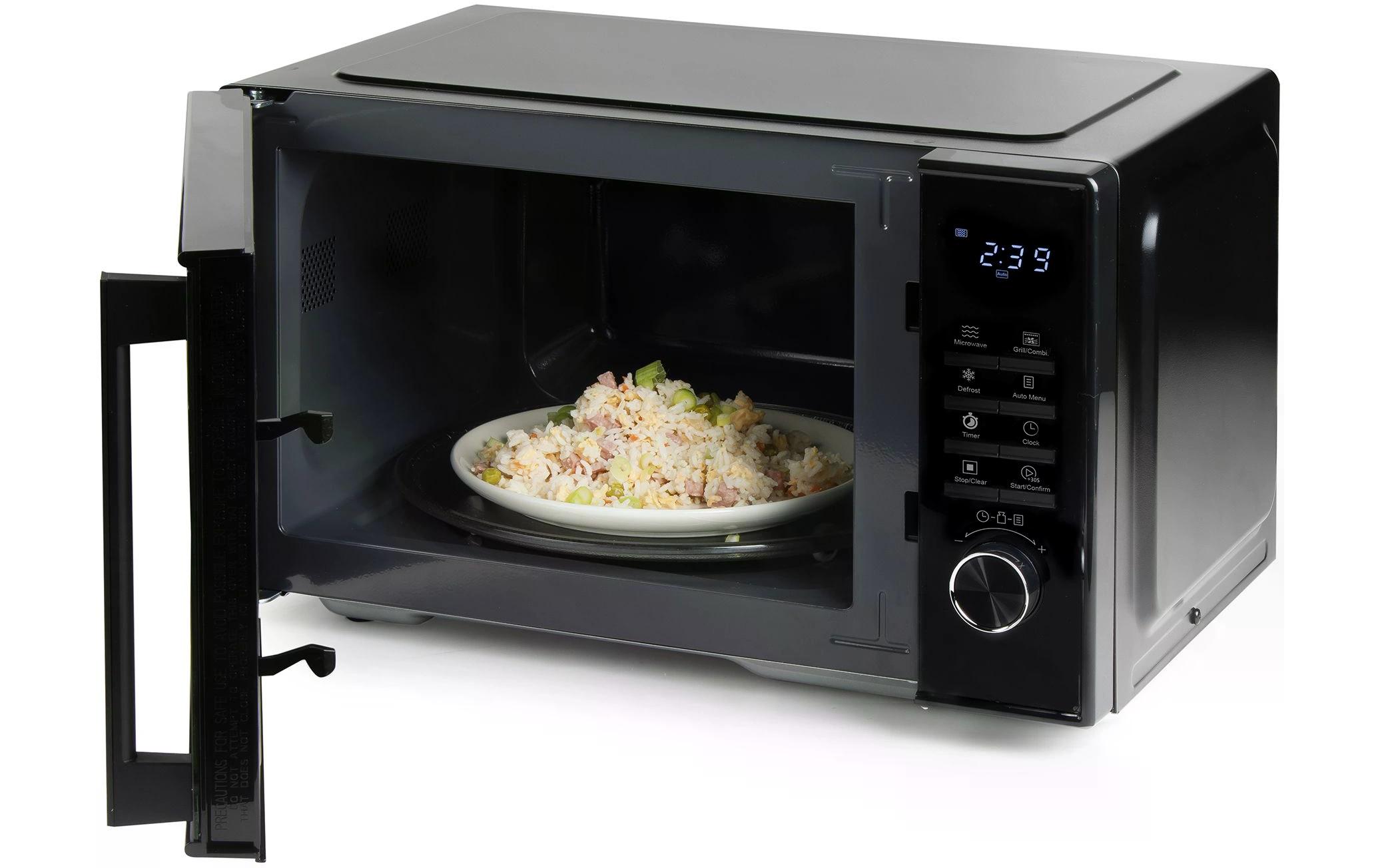 Domo Mikrowelle mit Grill DO22501G Schwarz