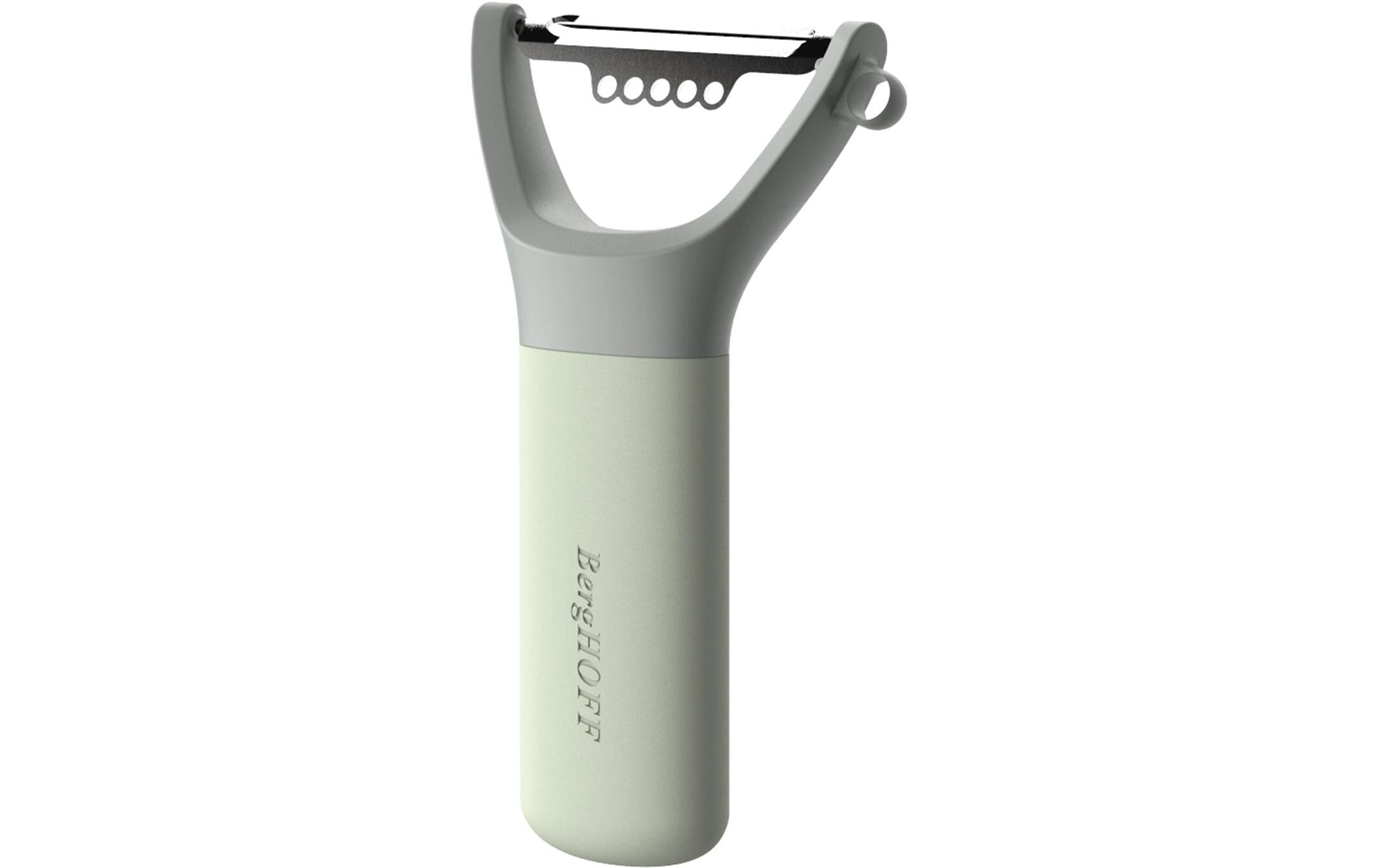 BergHOFF Sparschäler mit Zester Leo Balance Grau/Grün