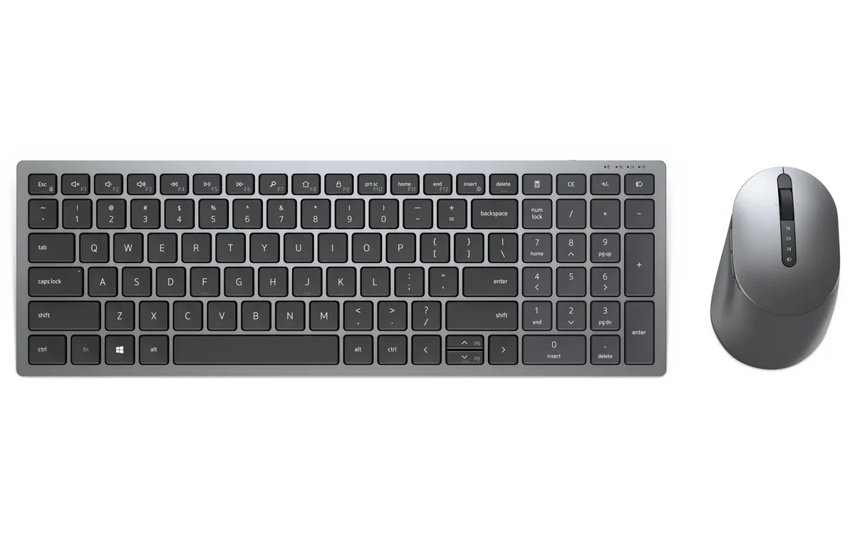 DELL Tastatur-Maus-Set KM7120W Multi-Device Wireless US-Layout DELL Tastatur-Maus-Set KM7120W Multi-Device Wireless US-Layout